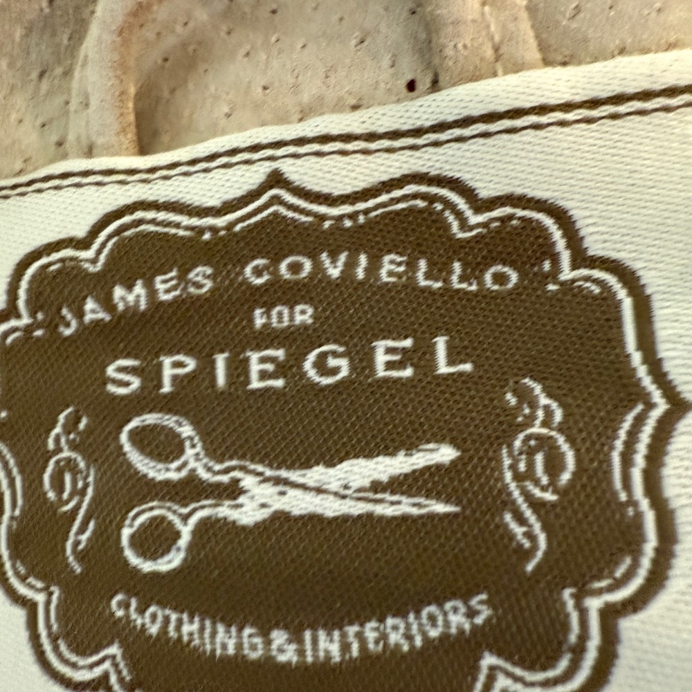 🆕 PTP 20” James C. for Spiegel 💛Embroidered Suede Leather Blazer | Size 12 | - Picture 5 of 16